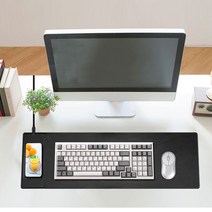 고속 무선충전기겸용 가죽 마우스장패드 USB케이블, 그레이LH-LONG-1