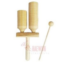 대디 투톤 우드 블럭 / 귀로블럭 / 말렛포함 TwoTone