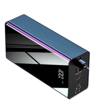 보조배터리 대용량 휴대용 캠핑용 고속충전 멀티, 레드 2, 100000mAh