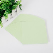 입구밀봉 포장지 푸딩한봉 종이 꿀병 소가죽지 창의적 병뚜껑 택배 선물포장 병, 연두 13x13cm 50장