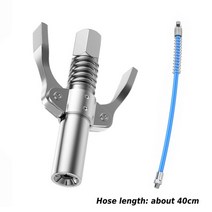 지커플러 구리스니플 그리스 도구 커플러 헤비 듀티 퀵 릴리스 그리스 건 고압 그리스 팁, 스타일b