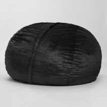 침실 네이비 블루 대형 컴포트 거대한 빈백 가구 소파 침실 양털 부드러운 거실, 05 black