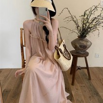 루블랑 롱원피스 핑크