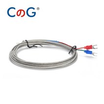 온도계 습도계 CG 5mm 구멍 1m 2m 3m 와셔 개스킷 유형 프로브 K J 온도 센서 케이블 산업용 제어기, 한개옵션1, 02 K Type 2m
