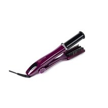InStyler Max 1.25인치 퍼플 양방향 프로페셔널 회전 다리미(섹션 빗 포함) - 열선 토르말린 세라믹 배럴이 주름 없이 곧게 펴서 블로우아웃 스타일링 - 모든 모발용