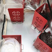 오토바이 배달통 칸막이 음식물 파티션 탑박스 칸마기, 4 블록 + 1 플레이트 [58L]