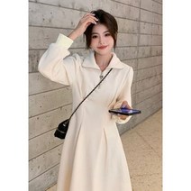 [배송비 무료] 셔츠 롱 원피스 봄 원피스 홈 원피스 데일리 하객룩 하객원피스