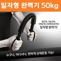 일자형 완력기 50kg 활배근 효과 가슴 완력기 근육 키우기 상체운동 삼각근