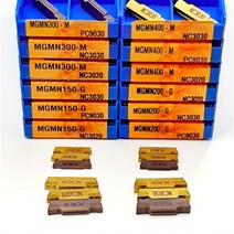 선반 인서트 V커팅 CNC 10EA 선삭 공구 MGMN150G MGMN200 MGMN250M MGMN300 MGMN400 MGMN500 NC3020 초경 MGMN 외부 그루 빙 블, [06] MGMN500, [02] NC3030