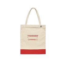 비아모노 PLAYFUL CANVAS ECOBAG (RED)
