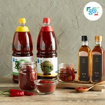 옷에 기름냄새 배어가며 직접 짠 [꿈틀식품] 참기름300mL, 1