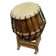 뉴페이스 [국산] 난타북 모듬북(받침대 북채포함) NF1159-1, 15인치(39cm)