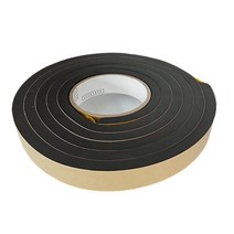 EVA 스폰지 단면 테이프 검정색 10T 폭 10mm 부터 500mm 까지, 400mm