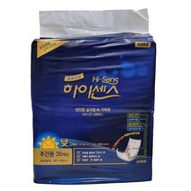 하이센스 프리미엄 남녀공용 속기저귀 일자형 1박스300매입, 10팩, 30매입