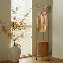 Youpan 스테인레스 스틸 미니행거 이동식행거, 레트로 컬러