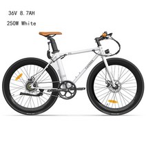 전기자전거 트위터전기자전거 타이어 전기 도로 자전거 . 성인 전자 남성 도시, 36V 250W White_CHINA