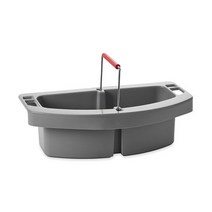 Rubbermaid Commercial BRUTE Maid 캐디 브루트 용기용 그레이 (FG264900GRAY) 229 x 406 127cm(9 16 5인치), Small Caddy