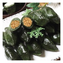 [푸르젠] [HACCP] 영광 모싯잎 참깨 송편 100개, 상세 설명 참조, 상세 설명 참조