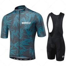 팻바이크 펫바이크 광폭타이어 바퀴큰 자전거 2023 Morvelo 사이클링 저지 세트 남자 의류 여름 반팔 퀵 드라이 MTB 슈트 Ropa Maillot Ciclismo Estiv, jersey set 3_S