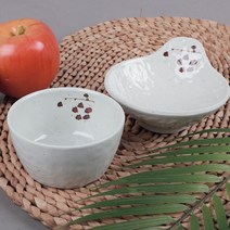 오메가키친 M살구 멜라민 공기 시리즈 한식 업소용 식기 (미니국물 후식볼 장국그릇 덴다시), 61)신일식공기 (소 6568)