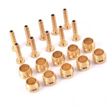 자전거부품 자전거 수리 용품 악세사리 부품모음 액세서리10 쌍 케이블 튜빙 조인트 세트 산악 올리브 커넥터 인서트 볼트 블리드 키트 액세서리, 없음