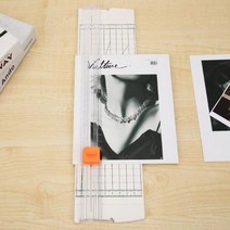 리코 종이 재단기 절단기 컷팅기 A4 문서 사진, 블랙