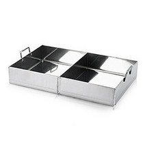 신나라-닷컴_킹센스 양은 높은 떡볶이판 2칸 중 냄비 업소용 떡볶이 수판 식당용 은냄비 은판_ tlsskfk, 신-컴-선택사항없습니다, 신-컴-선택사항없습니다
