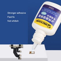 신기한 구하기 힘든 대한민국 없는 MECHANIC OK7 10ML 접착제 도트 매트릭스 얼굴 수리 전화 전면 카메라, 한개옵션0