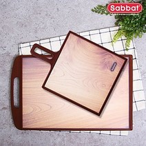 사바트 우드 스타일 통통 도마 소형 2종 (스몰 라지), 스몰