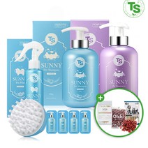 TS써니그루밍세트(샴푸+트리트먼트+미스트+브러쉬+샴푸10g 4팩), 단품
