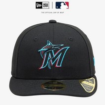 뉴에라 LP5950 MLB 어센틱 마이애미 말린스 게임 70470250, 없음