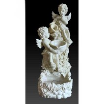 마당 연못 분수대 연잎 조형물 웨딩 정원 꾸미기, 타입A1 60cmx60cmx110cm