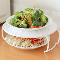 전자레인지 오븐 용기받침대 2단 회전판, 4개