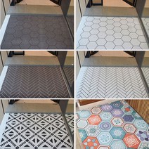 Y 현관 베란다 인테리어 패턴 코일매트 120x150패턴코일매트 인테리어코일매트 코일매트 생활 생활용품 선물 인테리어매트 베란다매트 디자인매트 디자인코일매트, 뉴01