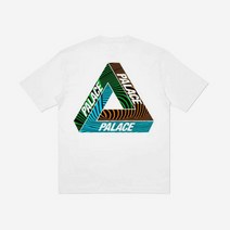 팔라스 트라이텍스 티셔츠 화이트 - 20SS Palace Tri-Tex T-Shirt White 남성 반팔티셔츠