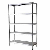 주방 업소용 식기선반 스탠 다단식정리대 5단, 길이 70 폭 40 높이 180 5겹