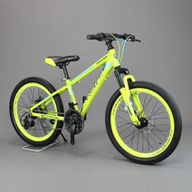 오투휠스 몬스터 J22D 초등학생 자전거 알루미늄 22인치, 반조립-택배배송, 22인치-네온라임