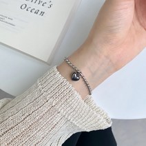 써지컬 볼체인 통통 하트팔찌 / 전체 써지컬스틸