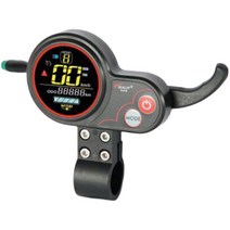 전기스쿠터 킥보드 전동자전거 속도 계기판 조절판, 48V6 핀 미터, 48V6 핀 미터, 1개