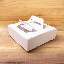 달곰베이킹 타르트상자 손잡이화이트, 10개, 미니