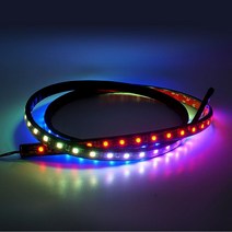 LED바 네오픽셀 생활방수 조명 무드등 인테리어소품 카페 파티룸 방등모듈, 12V용 검정띠, 70cm