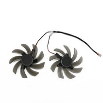 그래픽카드 팬 수리 부품 95mm pld10010s12h 쿨러 교체 기가바이트 hd 7850 radon r9 270 gtx 670 650 660ti 550 그래픽 카드, 2개