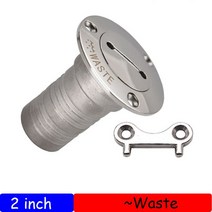 차 캠핑카 부품1.5 "및 38mm 또는 50mm 316 스테인레스 스틸 해양 보트 하드웨어 데크 필러 연료 물, 10 2 inch waste