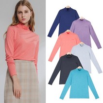 WB 기모 티셔츠 반폴라 티셔츠 반목 기능성 긴팔 겨울