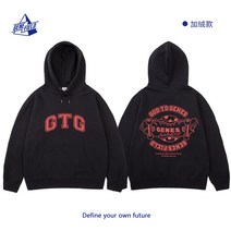 보드복티셔츠 보드복티셔츠 God to Genes오리지널 삽화 스케이트보드 서해안 hiphop후드 맨투맨후드 후드티 외투남성 유행