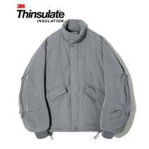 파르티멘토 3M 신슐레이트 푸퍼 패딩 자켓 재킷 그레이쉬 블루 Thinsulate Puffer Padding Graish