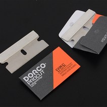 도루코 면도칼 단면도 스테인레스 스틸 단면 칼날