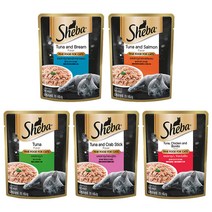 쉬바 고양이 주식 파우치 모음 5종 - 70g, 참치 70g