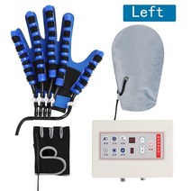 뇌졸증 재활 로봇 장갑 편마비 뇌경색 훈련 장비 손가락 운동 복구 장치, US plug, Left M