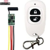 리모컨 찾기 무선 제어 스위치 433mhz rf 송신기 수신기 키트 3.7v 5v 6v 9v 12v 배터리 전원 미니 소형, 01 1 drag 1 (as shown)